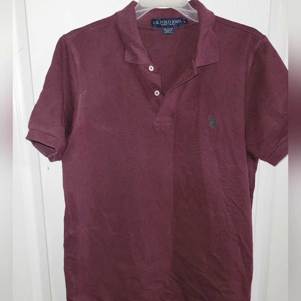 U.S. Polo Assn. Men's Burgundy Polo Shirt